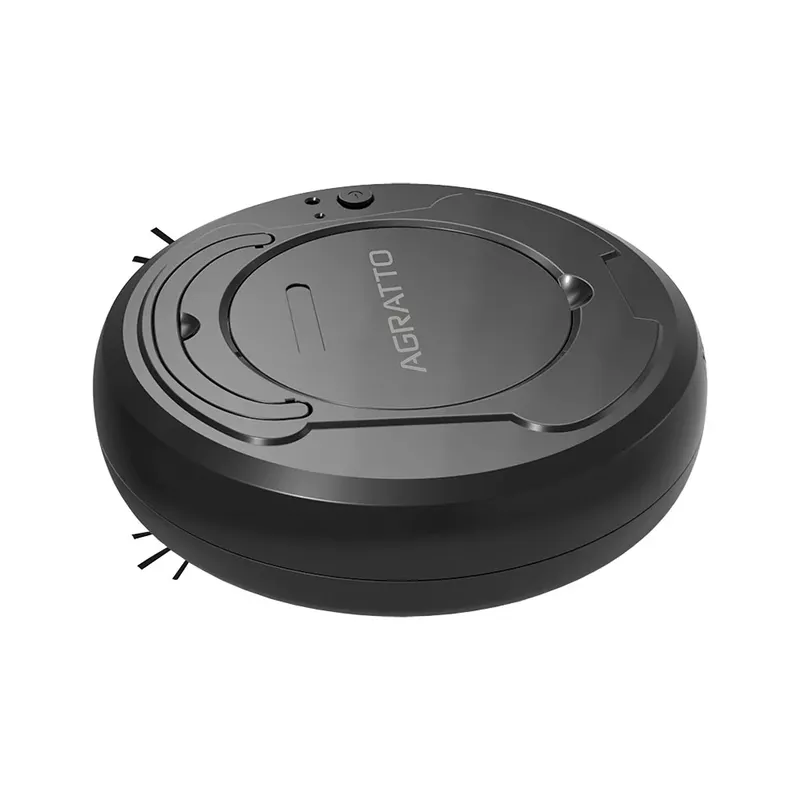 Robô Aspirador de Pó Agratto Praticci Passa pano, 3 em 1, Bivolt, Preto - Aaro1l-04