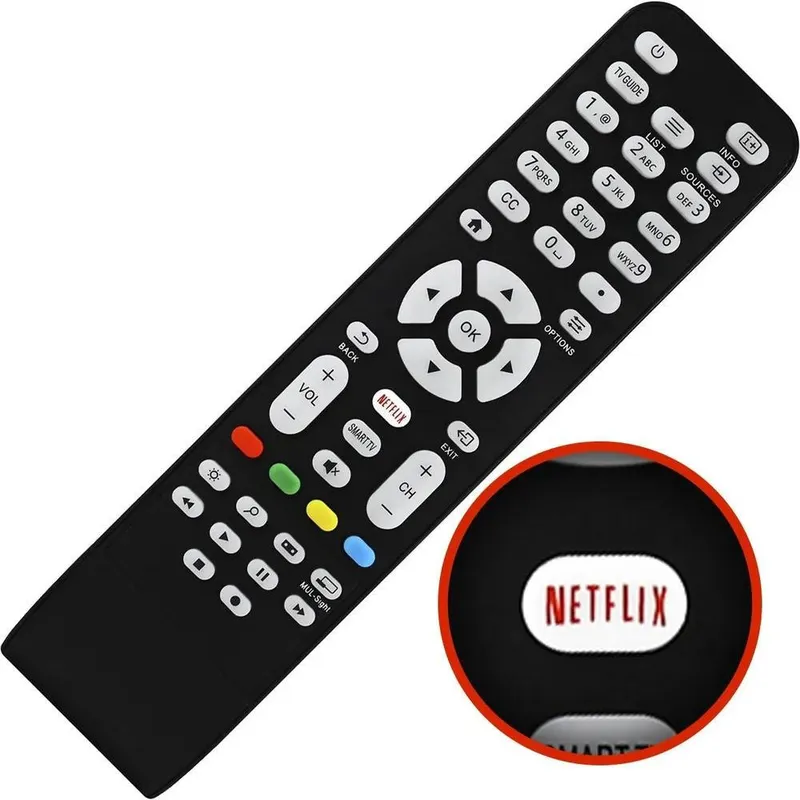 Controle Mbtech Wlw Para Smart Tv Aoc RC1994713/LE43S5970/LE39S5970