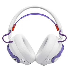 Fone De Ouvido Bluetooth Jbl Quantum 650 Headset Branco E Roxo Até 45 Horas De Reprodução