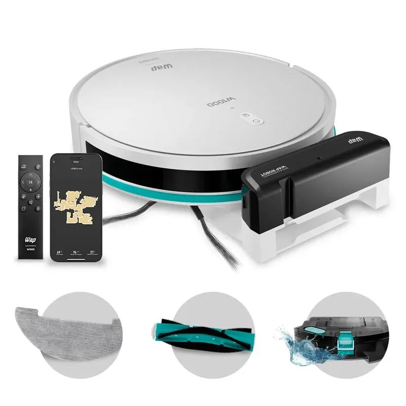 Robô Aspirador De Pó Wap Robot W90 - Carregador Bivolt