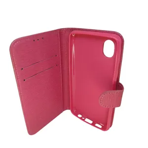 Capa Capinha Carteira Celular A01 Core Ani Impacto Antiqueda Cor:rosa