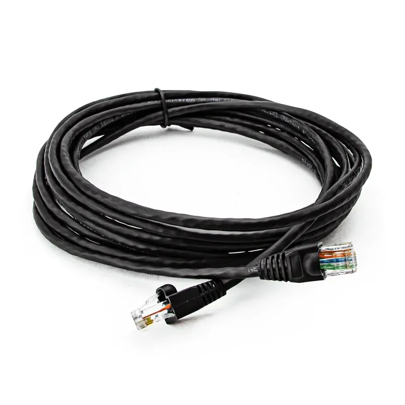 Cabo De Rede Nexans Cat5e Montado, 10 Metros, Preto