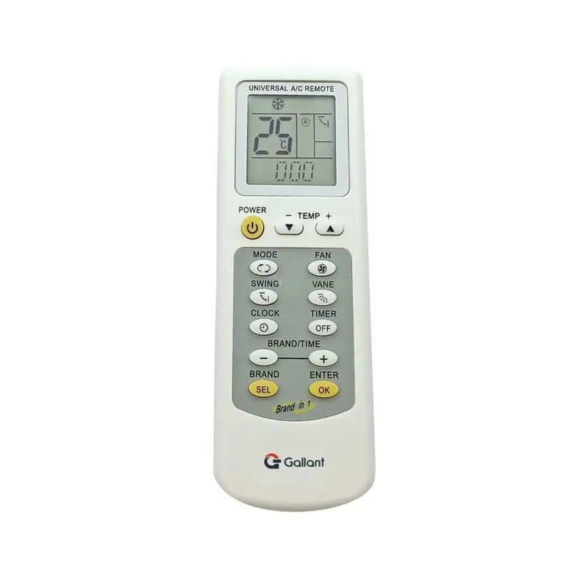 Controle Remoto Gallant Universal, Para Ar Condicionado, Branco