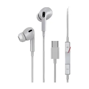 Fone De Ouvido Tipo C Intra-auricular Com Fio E Bluetooth Ej-89 Pro