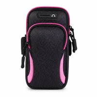 Suporte Porta Celular Braçadeira Corrida Caminhada Esportiva Cor:rosa