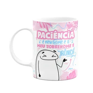 Caneca Flork Girls - Paciência É O Meu Nome