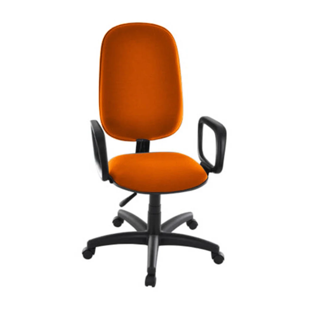 Cadeira Office Design Office Presidente, Para Escritório, Linha Itália, Laranja
