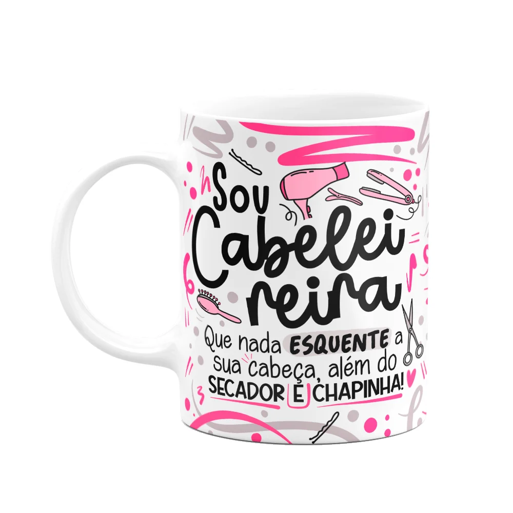 Caneca Profissões Cabeleireira