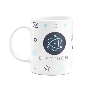 Caneca Dev - Electron Js - Preta