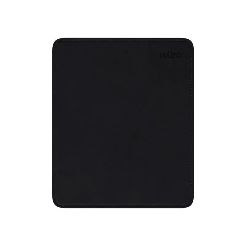 Mousepad Reliza, Retangular, Pequeno, 210x175mm, Courino Preto - 11063