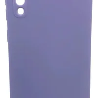 Capa Para Galaxy A30s A50 Silicone Aveludada Lavanda Lisa