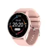 Smartwatch Lige Bw0223 Á Prova D´água Cinto De Malha Rosa.