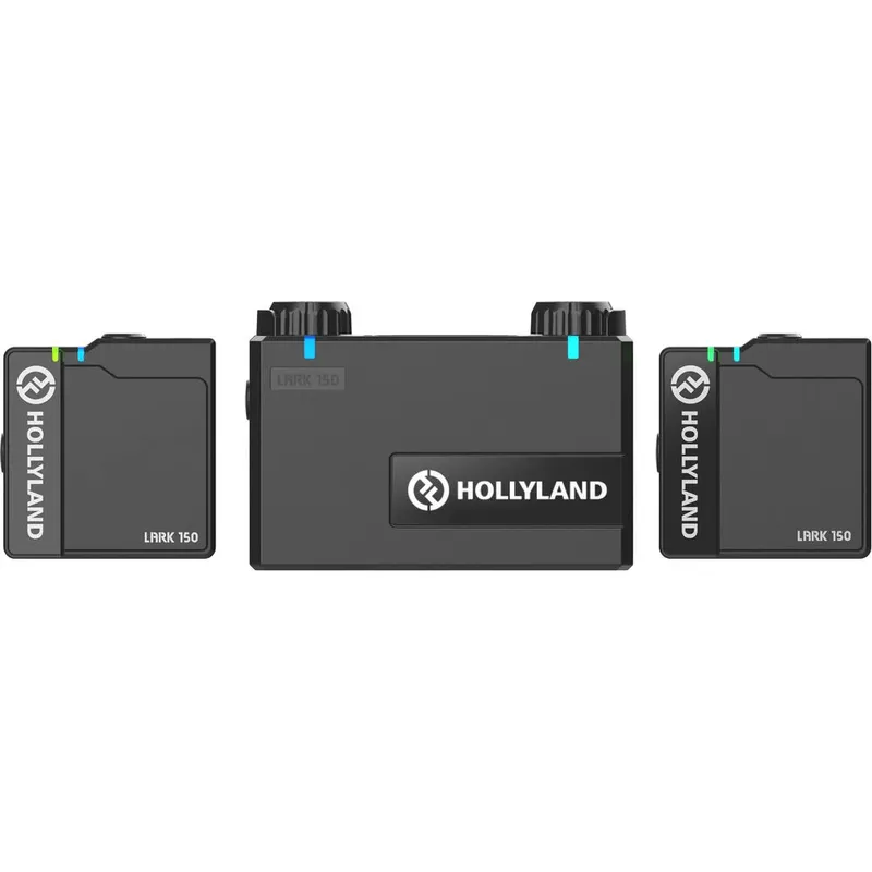 Sistema Microfone Sem Fio Lapela Duplo Hollyland Lark 150 Wireless Dual, 2.4ghz