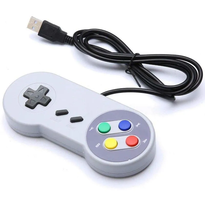 Controle USB, Para Win Linux, Padrão Snes, Super N