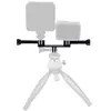 Adaptador Suporte Para Duas Câmeras Ou Flash Gopro E Similares