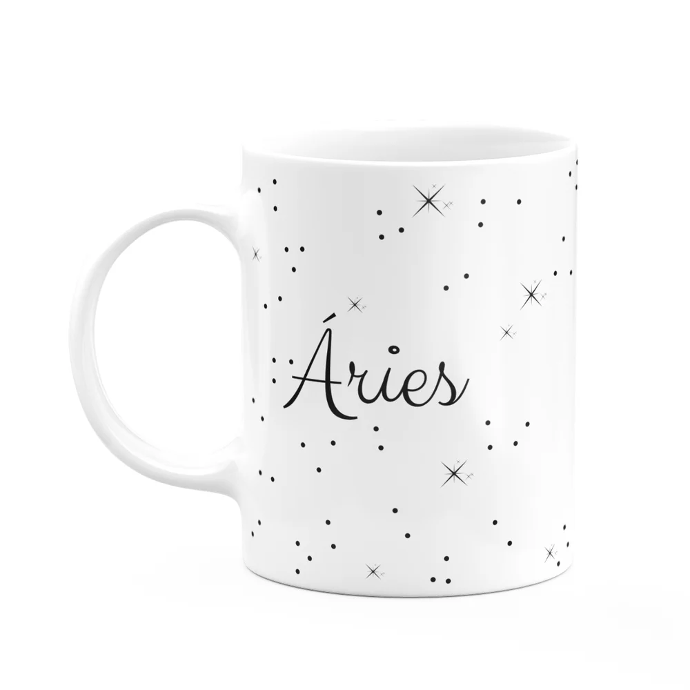 Caneca Signos Minimalista Áries 325ml