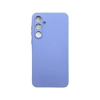 Capa Samsung A35 Silicone Aveludada Protege Câmera Colorida Capinha Anti Impacto Cor:lilás