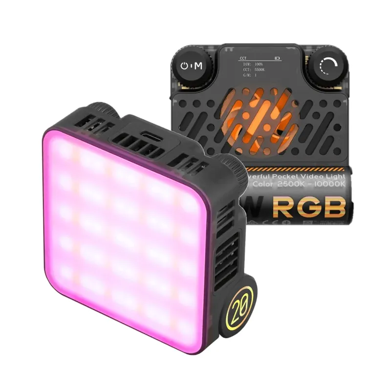 Mini Iluminador LED Zhiyun Fiveray M20 Pocket Vídeo Light Bicolor 20w Standard
