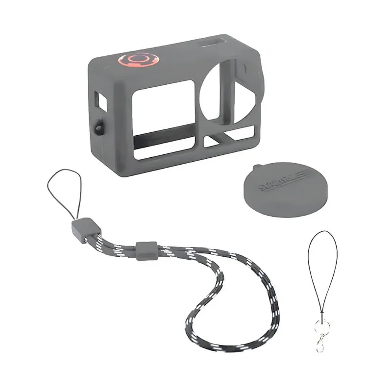 Capa De Silicone Para Câmera Dji Osmo Action 5 Pro - Startrc Cor: Cinza