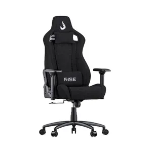 Cadeira Gamer Rise Mode Z5, Ângulo Ajustável, Braço 4D, Preto, Tecido - RM-CG-Z05-BK-FBC