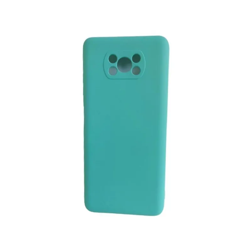 Capinha Case Aveludada Para Xiaomi Poco X3 Nfc / Pro Verde