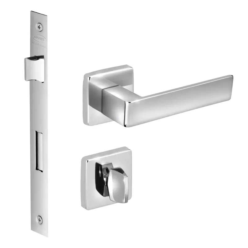 Fechadura Tess Banheiro 55mm Cromado M0964z R0081 Bz1952 Imab
