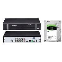 Kit Intelbras, Dvr Mhdx, 8 Canais, Full HD + HD 3TB