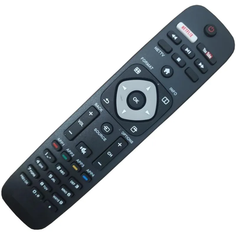 Controle Compatível Tv Philips Smart Sky-8075