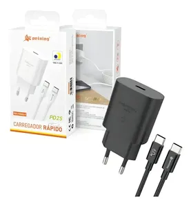 Carregador Compativel Com Samsung Galaxy S25 S24 S23 S21 S20 Fe Plus Motorola M22 M31 M32 M62 M63 M64 G15 Xiaomi Redmi Note 12 13 14 15 Lg Cor Preto T