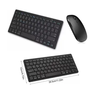 Teclado Bluetooth Recarregável + Mouse Para Tablet A8 X200
