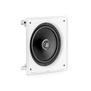 Arandela Frahm 8 Coaxial Quadrada Telar Alumínio 80w Rms