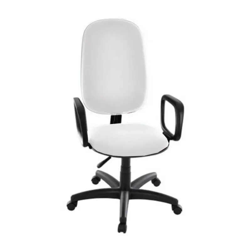 Cadeira Design Office Móveis Presidente Para Escritório Linha Calábria Branco