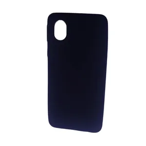 Capa Capinha Case Galaxy A01 Core Emborrachada Flexível Anti Queda A01 Core:preto