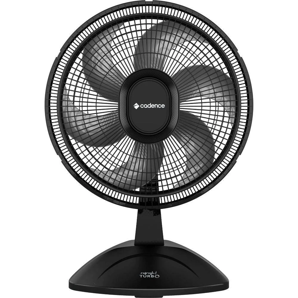 Ventilador De Mesa Cadencevtr410 Refresh Turbo Pro6 Pás 3 Velocidades Preto220v