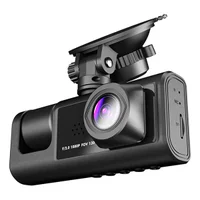 Câmera Veicular 3 Lentes Full Hd 1080p Com Visão Noturna – Dashcam Frontal, Interna E Traseira + Tela Lcd