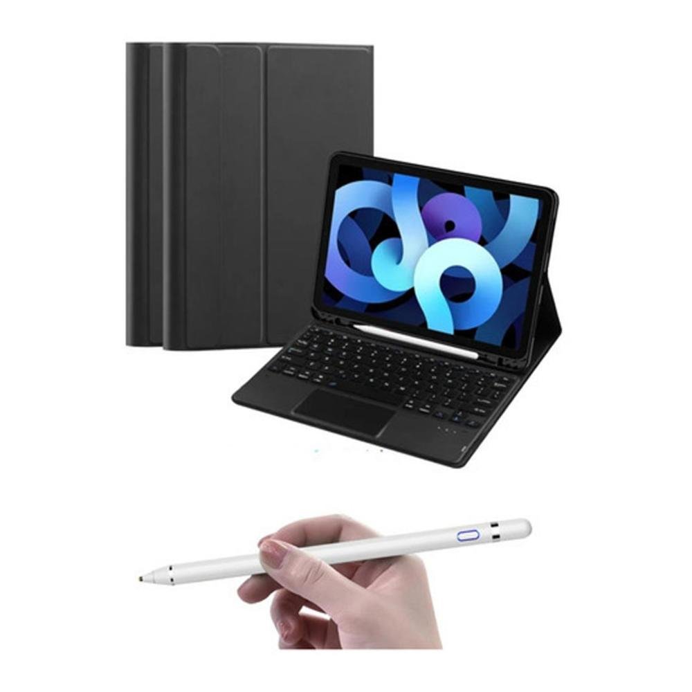 Capa Com Teclado+caneta Touch Recarregável P Ipad 10 Geração