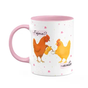 Caneca Divertida Amizade - Fofoca? Aceito - 325ml