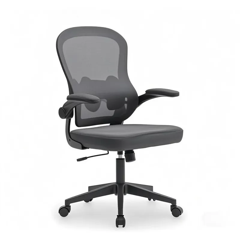 Cadeira De Escritório Executiva Base Preta Com Rodinha Fortt Linea Cinza -csf20-cz