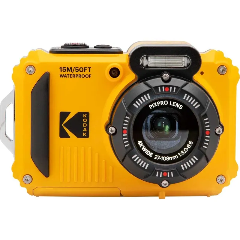 Câmera Digital Kodak Pixpro Wpz2 Vermelha Resistente À Água