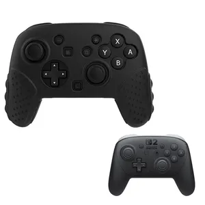 Capa Controle Preta Nintendo Switch 2 Pro Antiderrapante Silicone Proteção Ns2