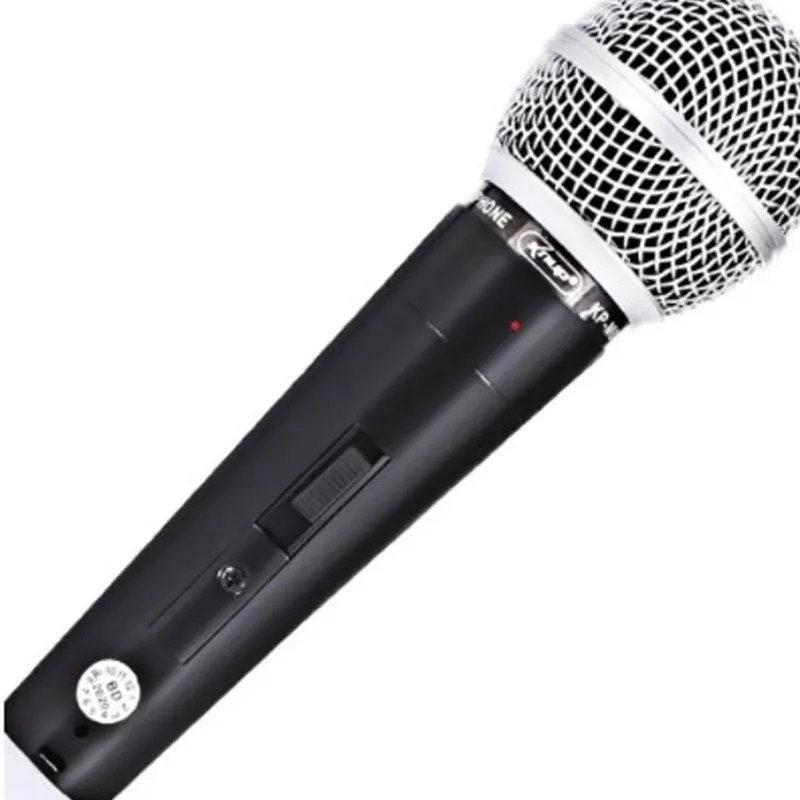 Microfone Dinâmico Supercardióide Cabo 4, 5m Mdc201 Preto Harmonico, Microfone
