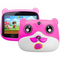 Tablet Infantil Kids Tela 7" Wi-fi 64gb 4gb Ram 3000mah Android 13, Acompanha Capa Anti-queda - Rosa