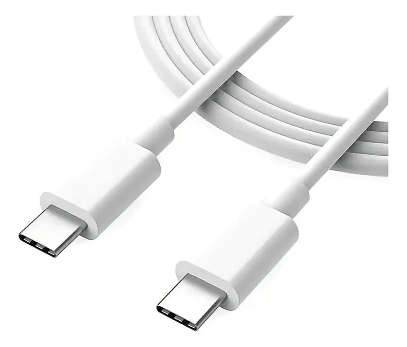 Cabo Usb Tipo C Nas 2 Pontas Xaomi Carregamento Turbo Xiaomi Cor Branco