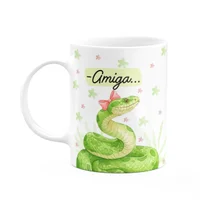 Caneca Divertida Amizade - Amiga....eu Vi - 325ml