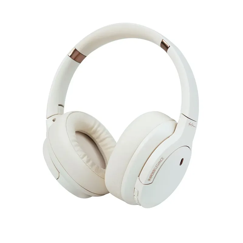 Headset Kross Elegance Sound Pro Ke-hbc05 Bluetooth Bege.