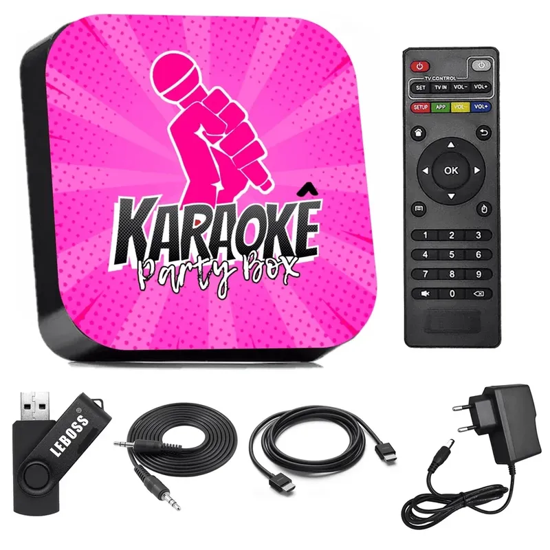 Karaokê Rosa Com Pontuação +de 2000 Músicas Videoke (não Precisa De Internet)
