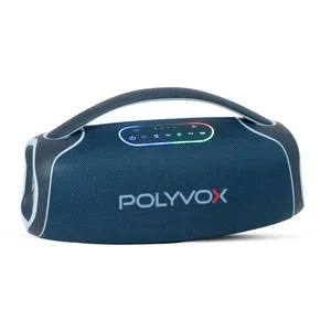 Caixa De Som Boombox Polyvox Xb-2 – 140w Rms LEDs Bateria