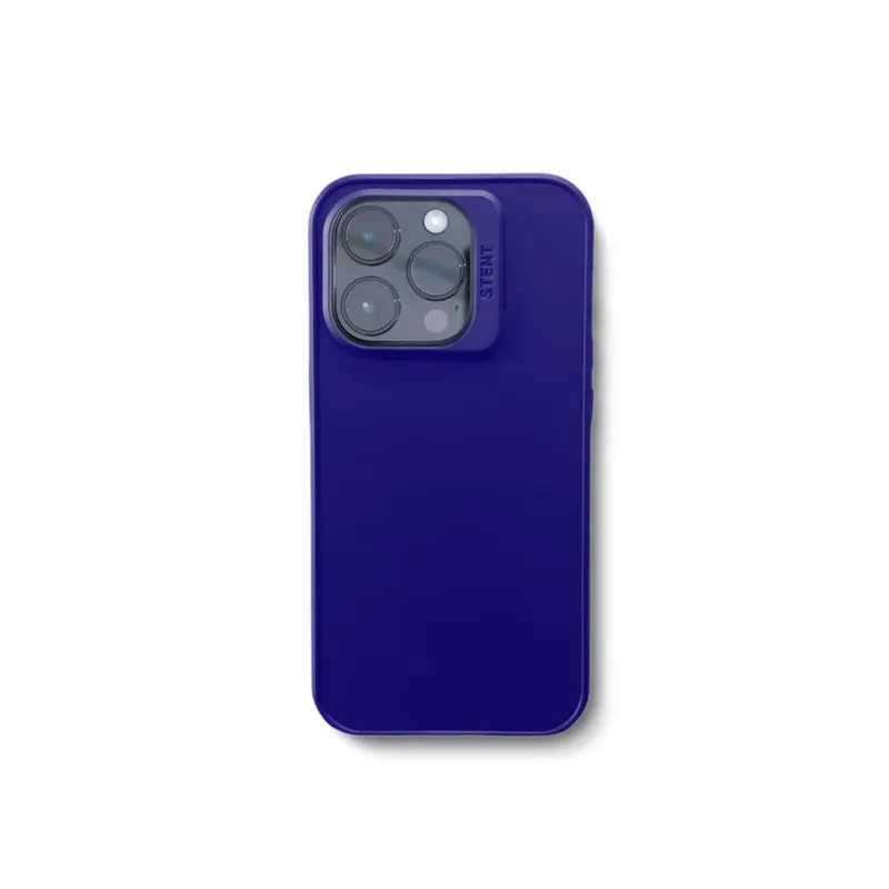 Capa Capinha Case Proteção De Câmera Com Suporte Compatível Iphone 12 Pro Max - Azul Marinho