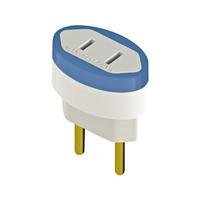 Pino Adaptador Daneva Chato/ Redondo Blister, Com 01 Unidade - 1550