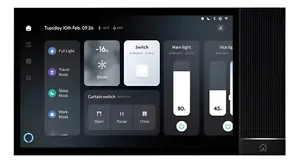 Painel Central Inteligente Midpainel Tela 8 Jwcom – Hub Zigbee - Alexa Integrada Sa-pn08-c3